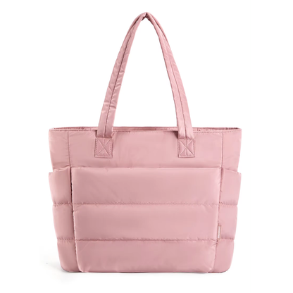 Dames Shopper Tas – Gewatteerde Schoudertas Licht & Ruim