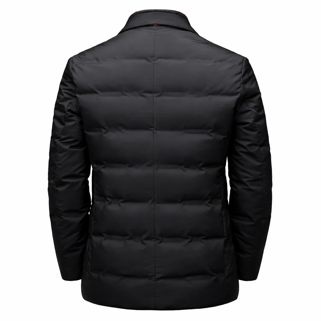 Heren Gewatteerde Jas - Blazer-Look Slim Fit