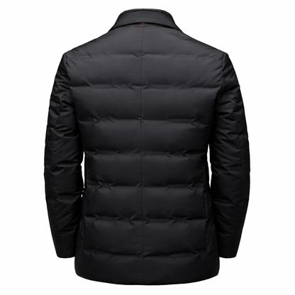 Heren Gewatteerde Jas - Blazer-Look Slim Fit