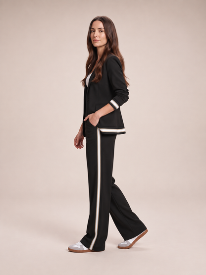 Dames Broekpak met Blazer en Wijde Broek
