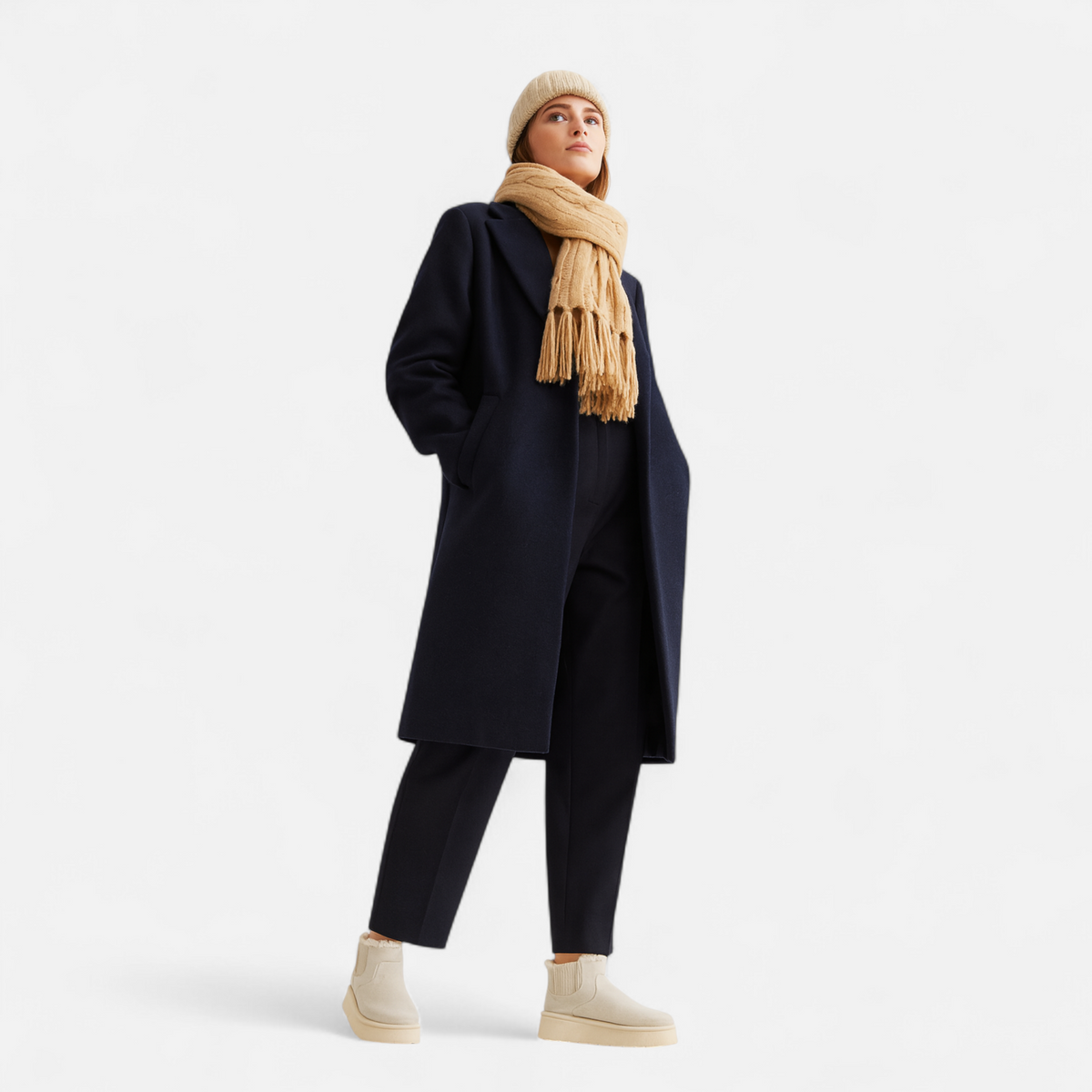 Dames Zachte Enkellaarsjes Winter – Warme Boots Dames Met Voering Plateauzool