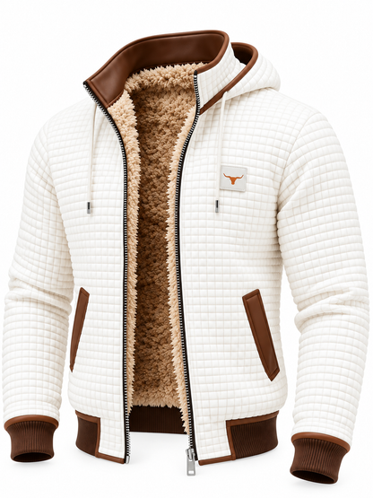 Heren Winddicht Fleece Jack met Capuchon