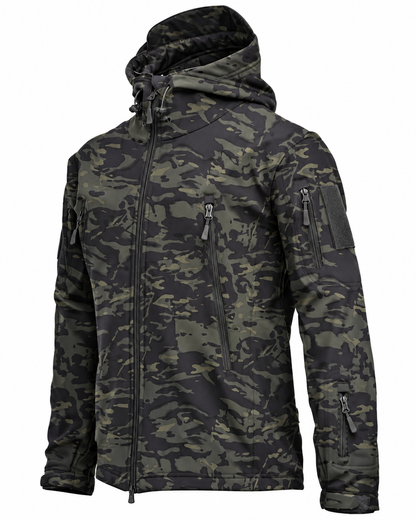 Heren Winddichte Outdoor Jas met Fleecevoering