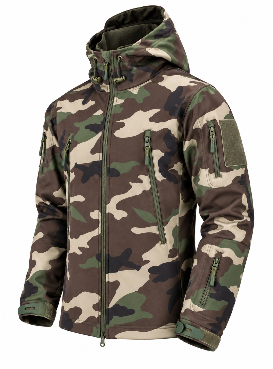 Heren Winddichte Outdoor Jas met Fleecevoering