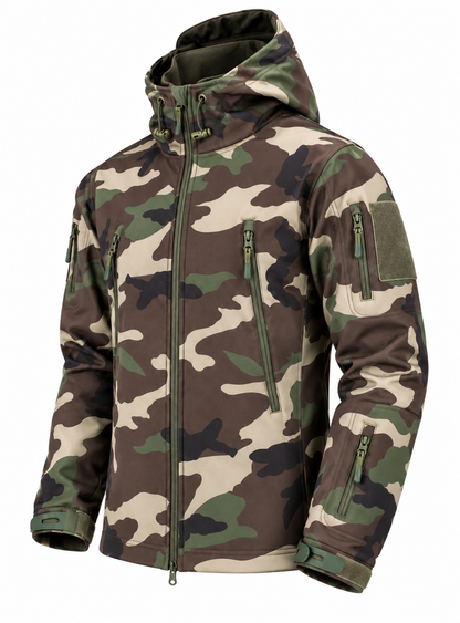 Heren Winddichte Outdoor Jas met Fleecevoering