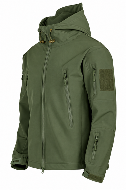 Heren Winddichte Outdoor Jas met Fleecevoering