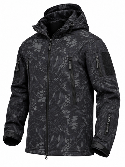 Heren Winddichte Outdoor Jas met Fleecevoering
