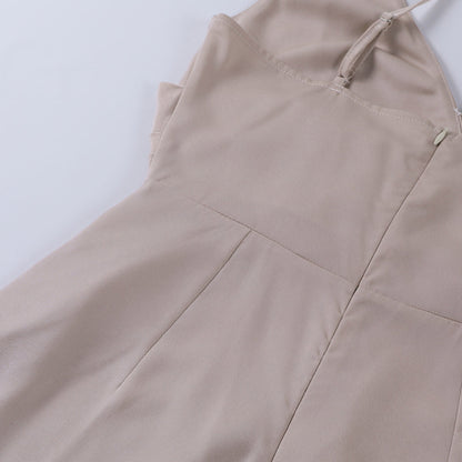 Selvaya – Dames Avondjurk Lang Split Elegante Pasvorm Zachte Stijl