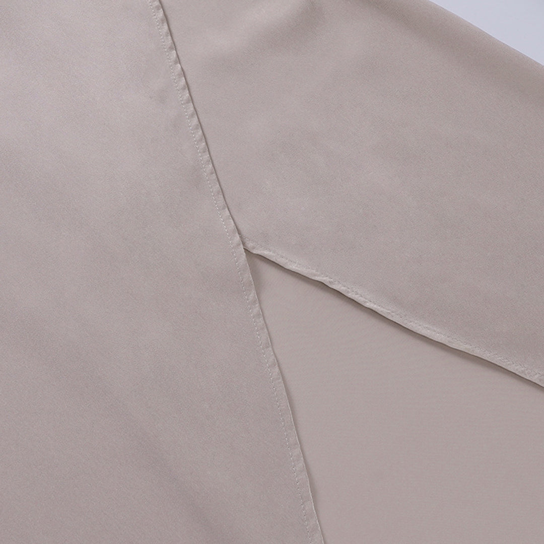 Selvaya – Dames Avondjurk Lang Split Elegante Pasvorm Zachte Stijl