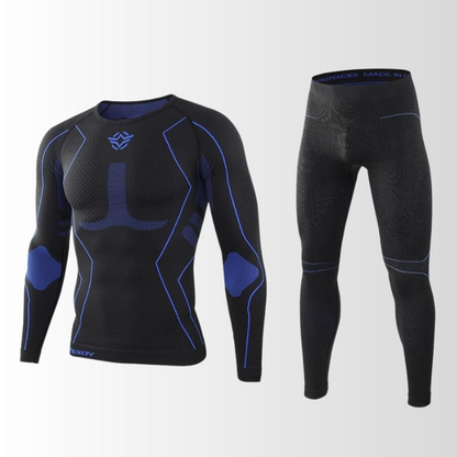 Heren Thermo Ondergoed Set Naadloos - Thermoshirt en Thermobroek, Skiondergoed