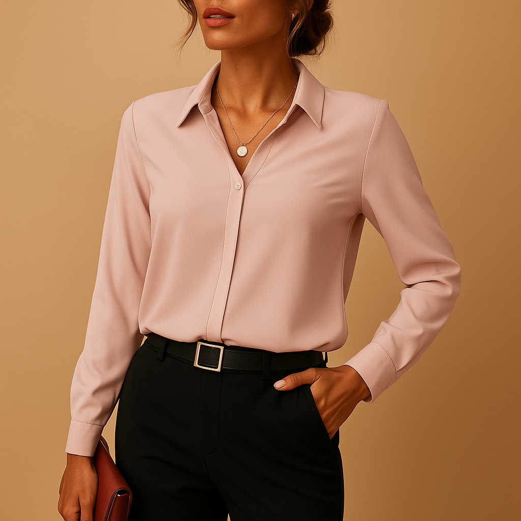 Dames Blouse Lange Mouw Elegante Blouse Casual Dames Shirt