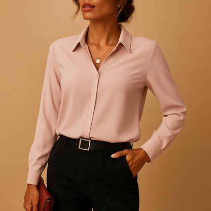 Dames Blouse Lange Mouw Elegante Blouse Casual Dames Shirt