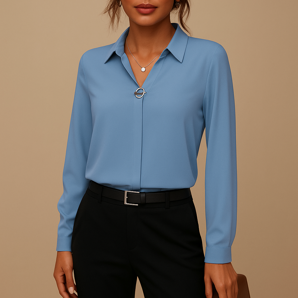 Dames Blouse Lange Mouw Elegante Blouse Casual Dames Shirt