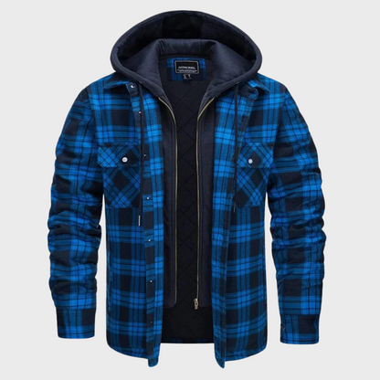 Raval – Heren Geruite Winterjas Comfortabel Ademend