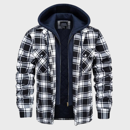 Raval – Heren Geruite Winterjas Comfortabel Ademend