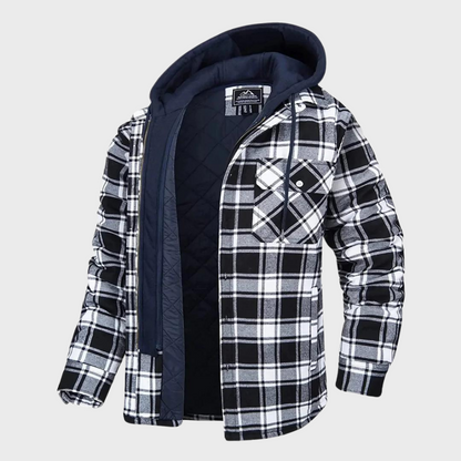 Raval – Heren Geruite Winterjas Comfortabel Ademend