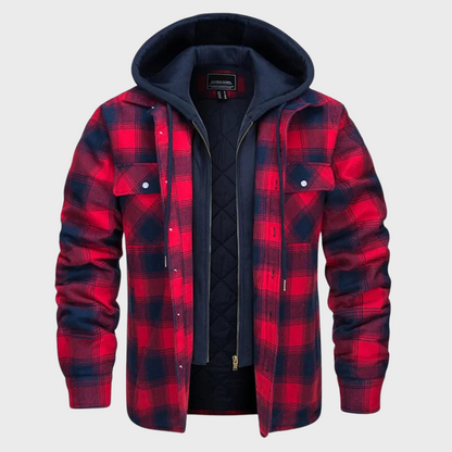 Raval – Heren Geruite Winterjas Comfortabel Ademend