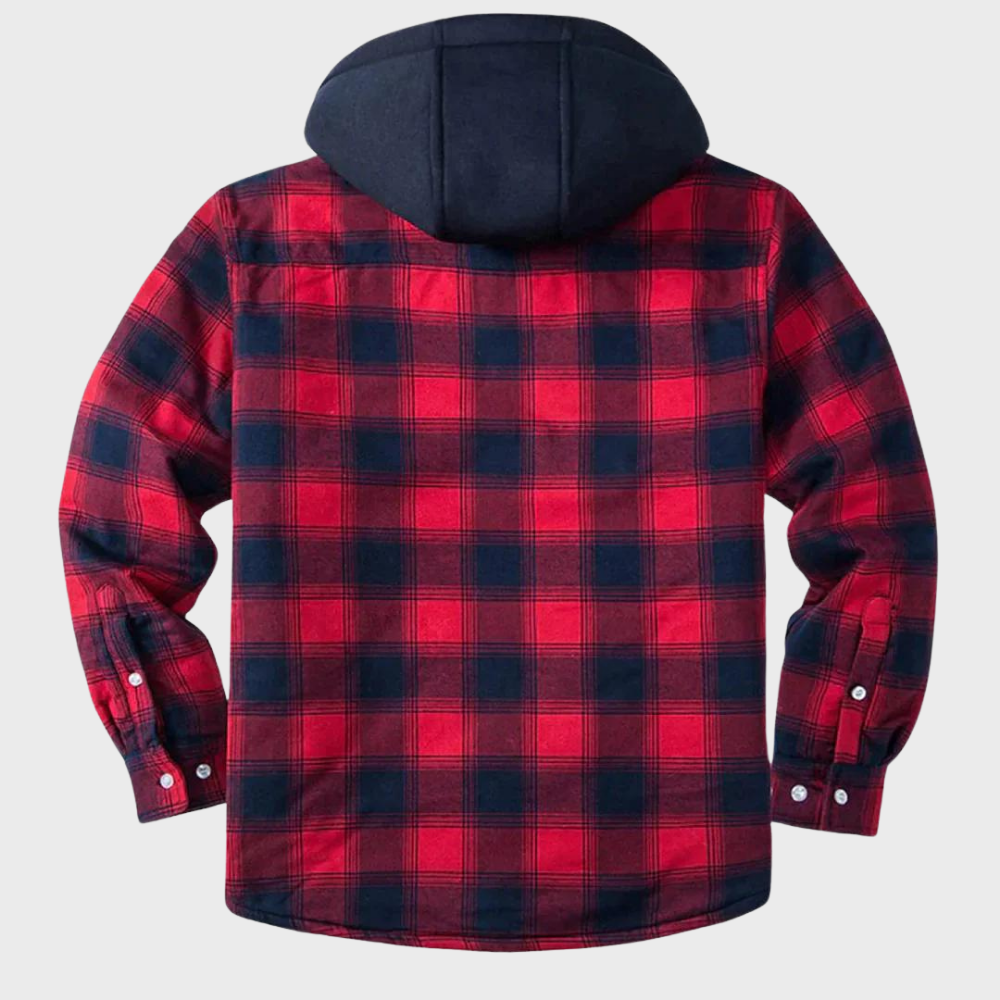 Raval – Heren Geruite Winterjas Comfortabel Ademend