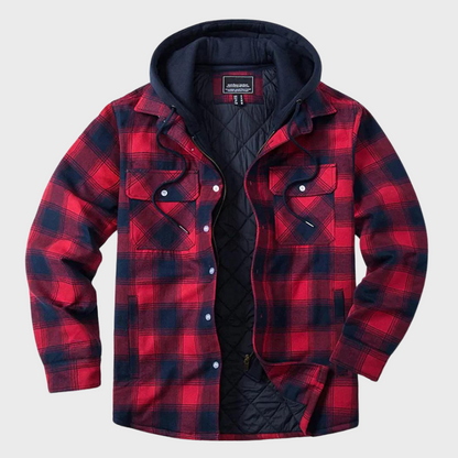 Raval – Heren Geruite Winterjas Comfortabel Ademend