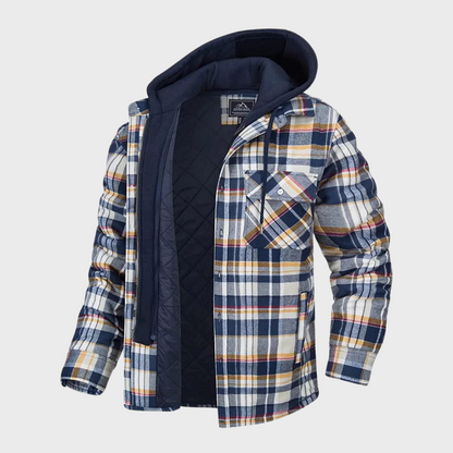 Raval – Heren Geruite Winterjas Comfortabel Ademend