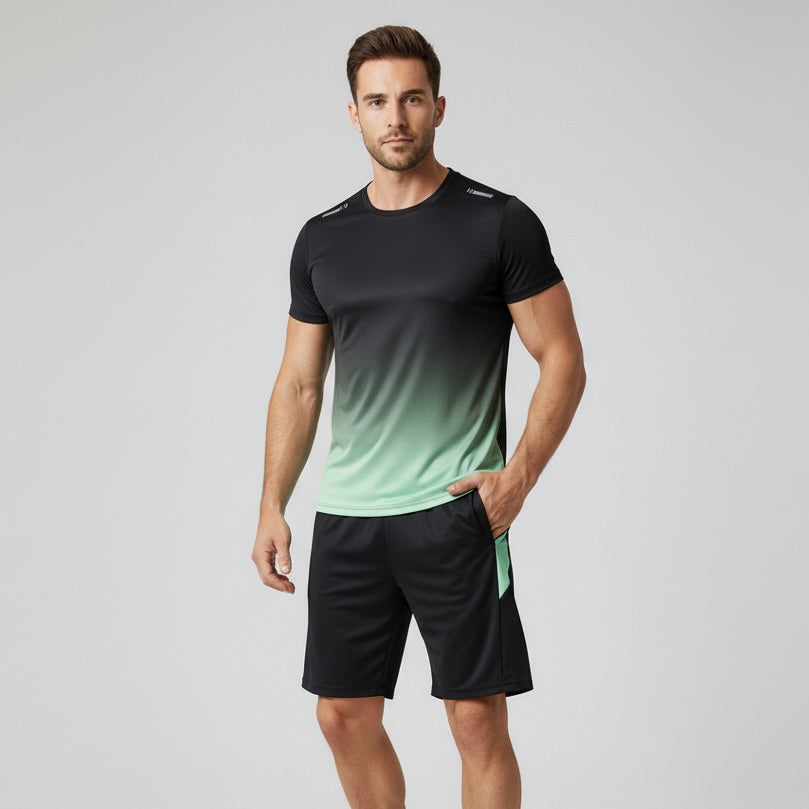 Heren Sportset – T-Shirt & Shorts Activewear