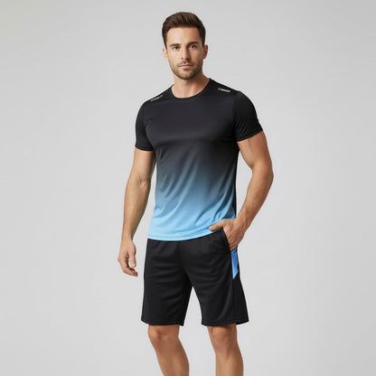 Heren Sportset – T-Shirt & Shorts Activewear