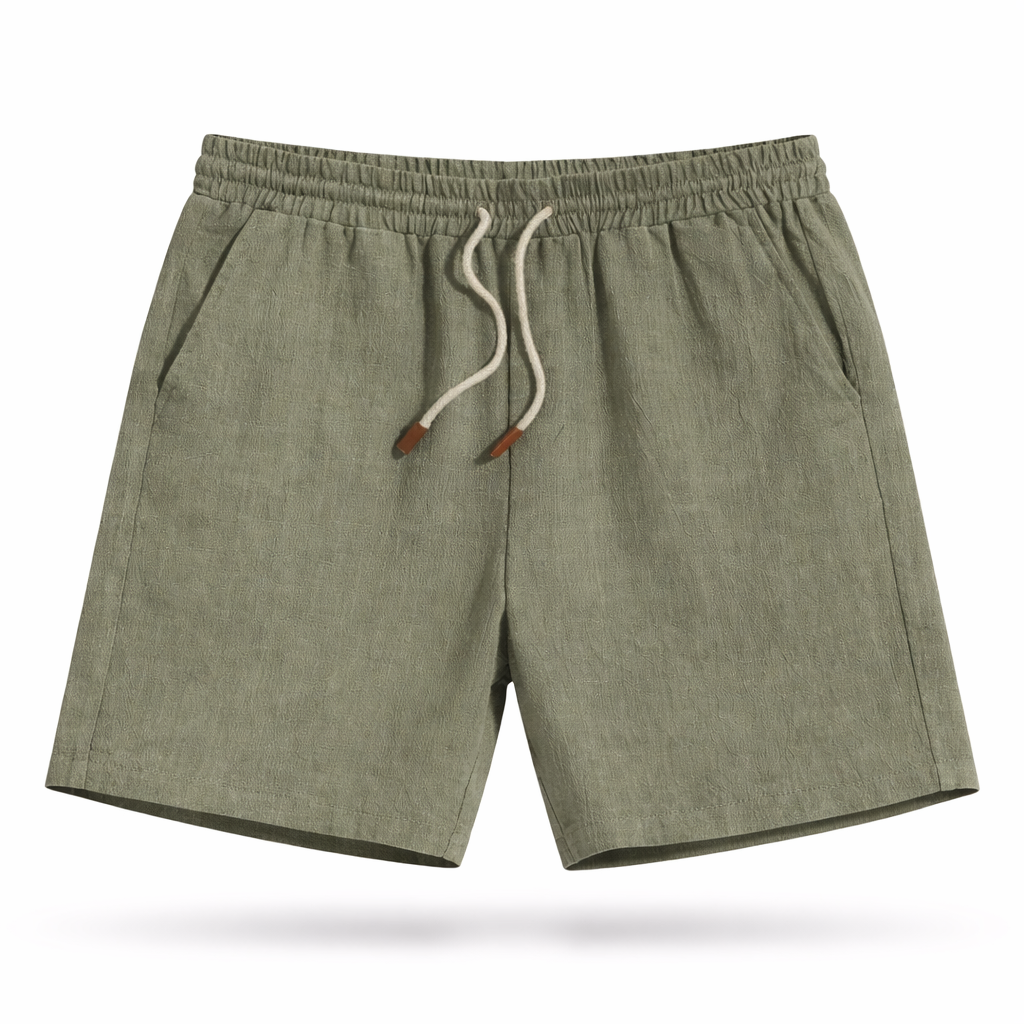 Linnen Shorts - Elastische Taille met Trekkoord