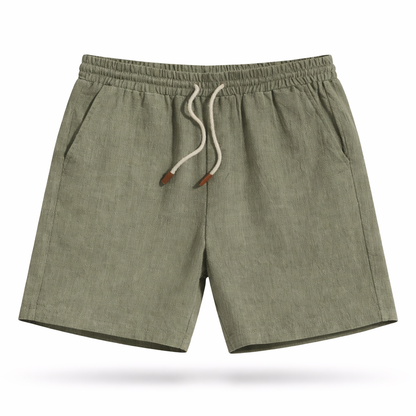 Linnen Shorts - Elastische Taille met Trekkoord