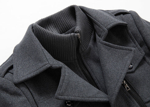 Thorne – Heren Winterjas Lang Met Luxe Afwerking en Tijdloze Uitstraling