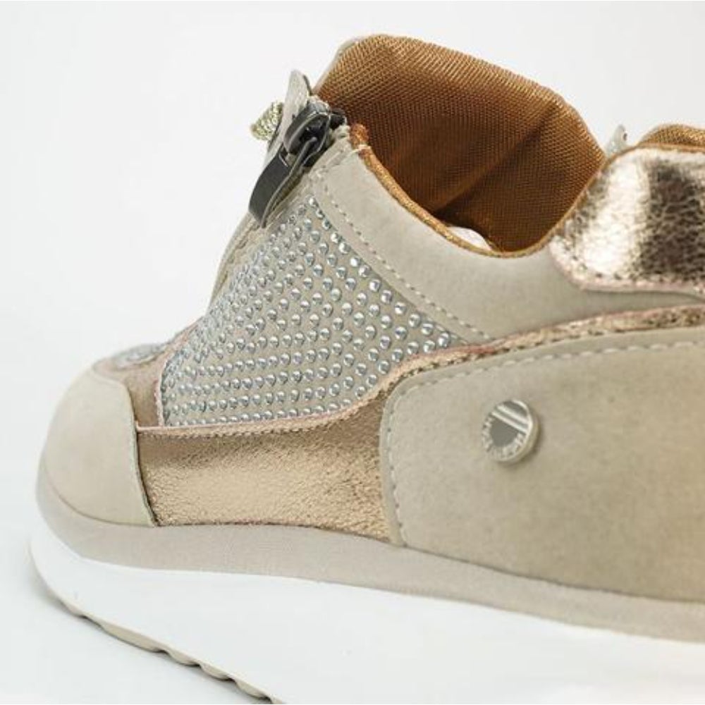Dames Wandelsneakers Met Veters & Rits – Comfortabel, Stevig & Stijlvol