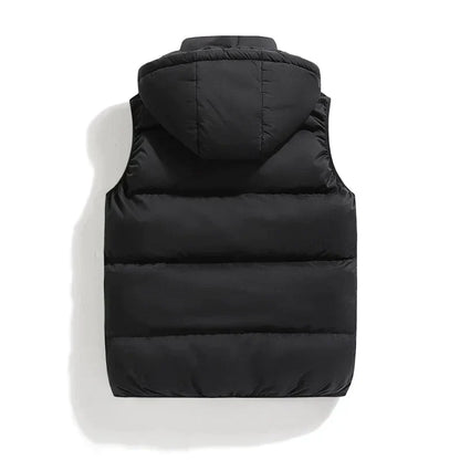 Heren Bodywarmer met Capuchon Gevoerd Heren Gilet Casual