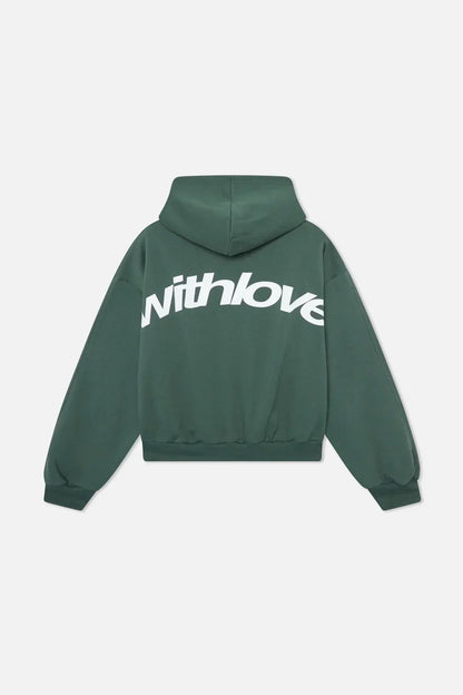 Dames Oversized Hoodie met Capuchon en Rugprint - Sweater met Koord