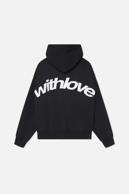 Dames Oversized Hoodie met Capuchon en Rugprint - Sweater met Koord