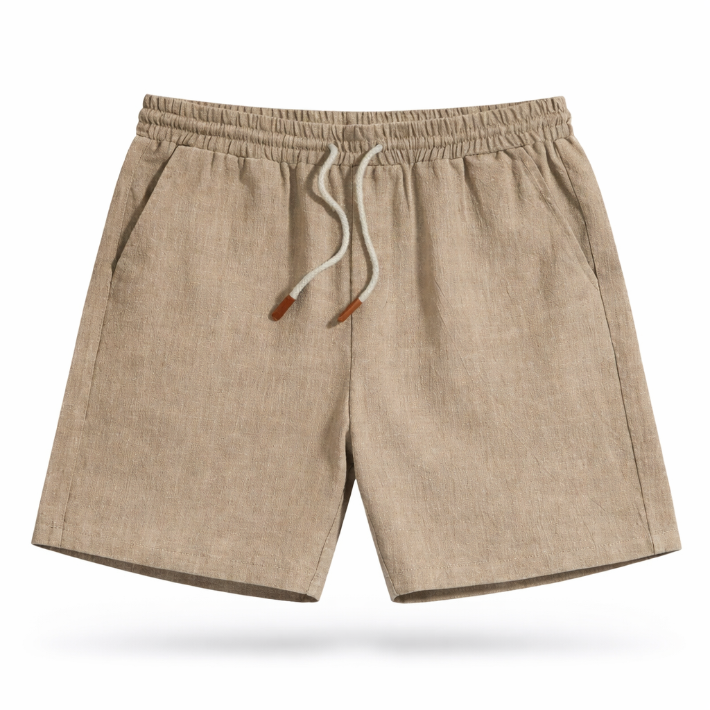 Linnen Shorts - Elastische Taille met Trekkoord