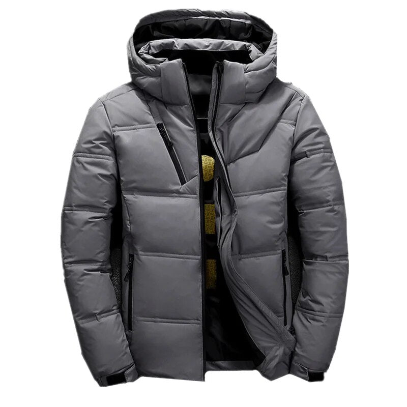 Zavien – Heren Ski-Jas Slim Fit Met Capuchon en Warme Vulling Voor Winter & Wintersport
