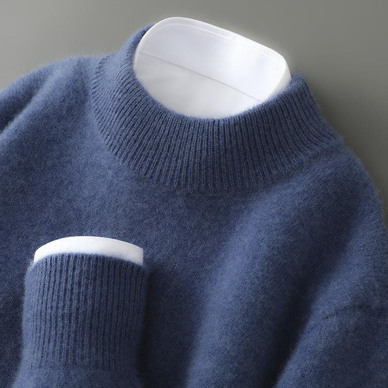 Valerio – Heren Trui Elegant Warm Slim Fit Fijngebreid Luxe Look