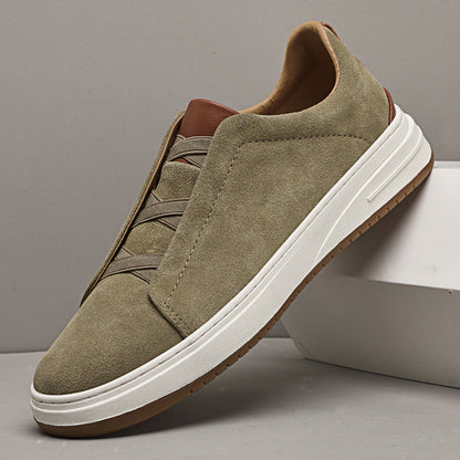 Heren Suède Schoenen – Comfortabele Instappers & Tijdloze Klasse