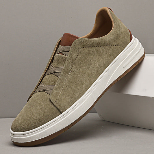 Heren Suède Schoenen – Comfortabele Instappers & Tijdloze Klasse