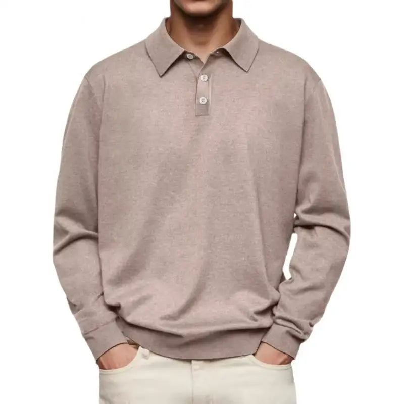 Heren Poloshirt Lange Mouw – Comfortabel & Stijlvol Casual