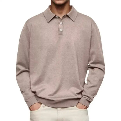Heren Poloshirt Lange Mouw – Comfortabel & Stijlvol Casual