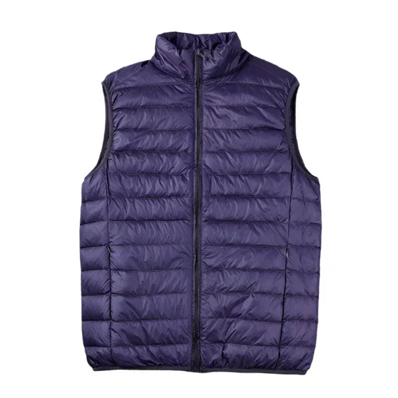 Heren Bodywarmer Gewatteerd Gilet met Rits Casual Heren