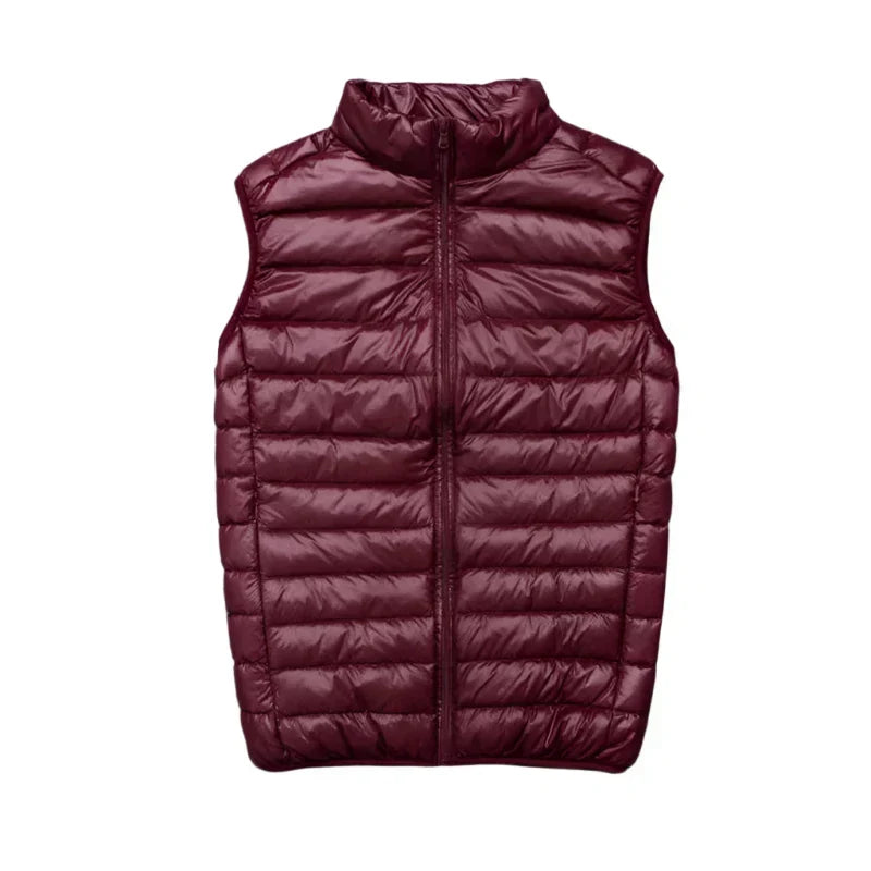 Heren Bodywarmer Gewatteerd Gilet met Rits Casual Heren