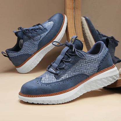 Heren Sneakers van Leer – Lichtgewicht, Ademend & Comfortabel Voetbed