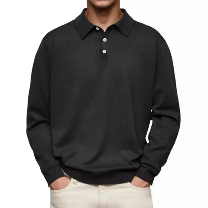 Heren Poloshirt Lange Mouw – Comfortabel & Stijlvol Casual