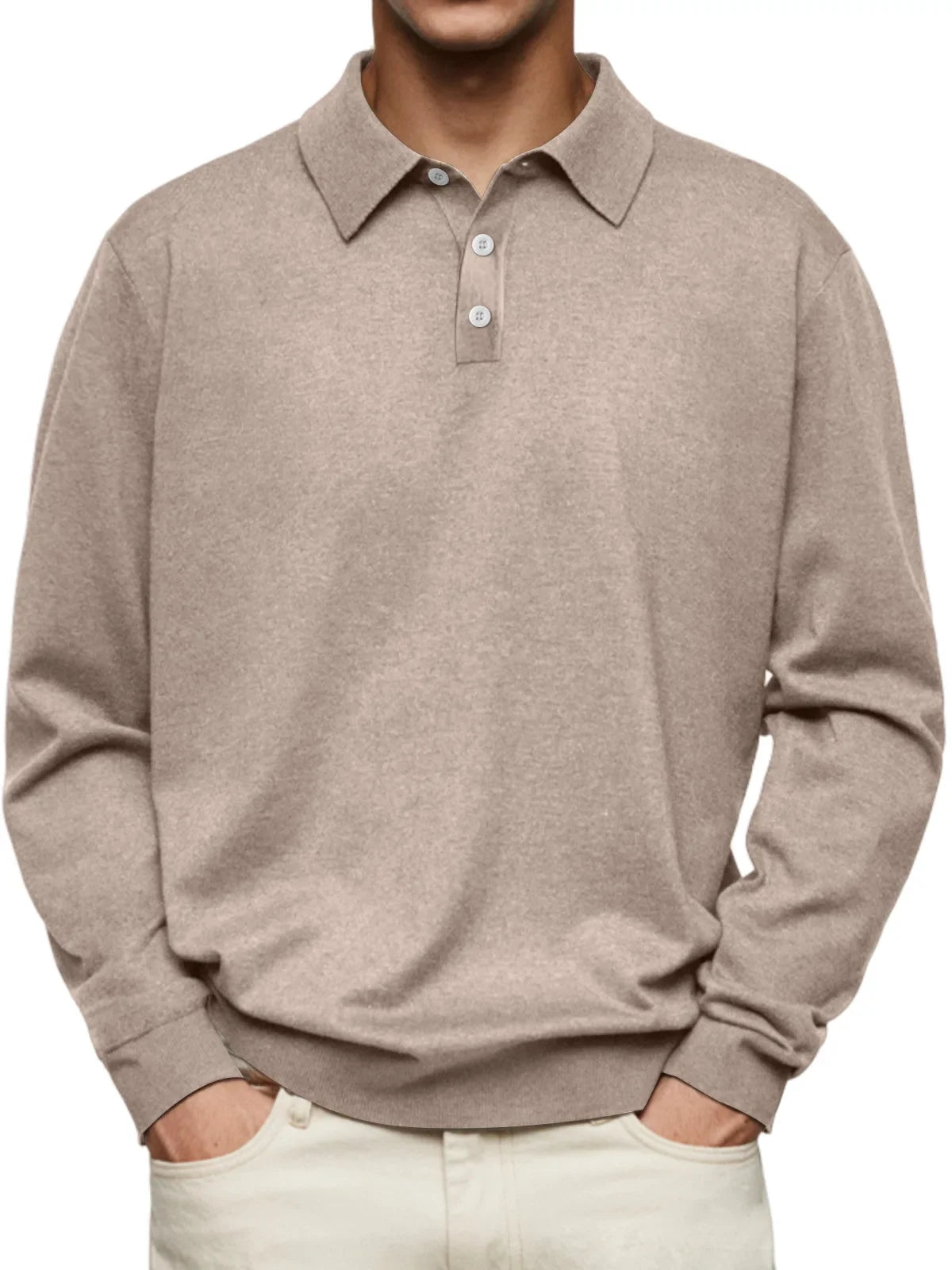 Heren Poloshirt Lange Mouw – Comfortabel & Stijlvol Casual