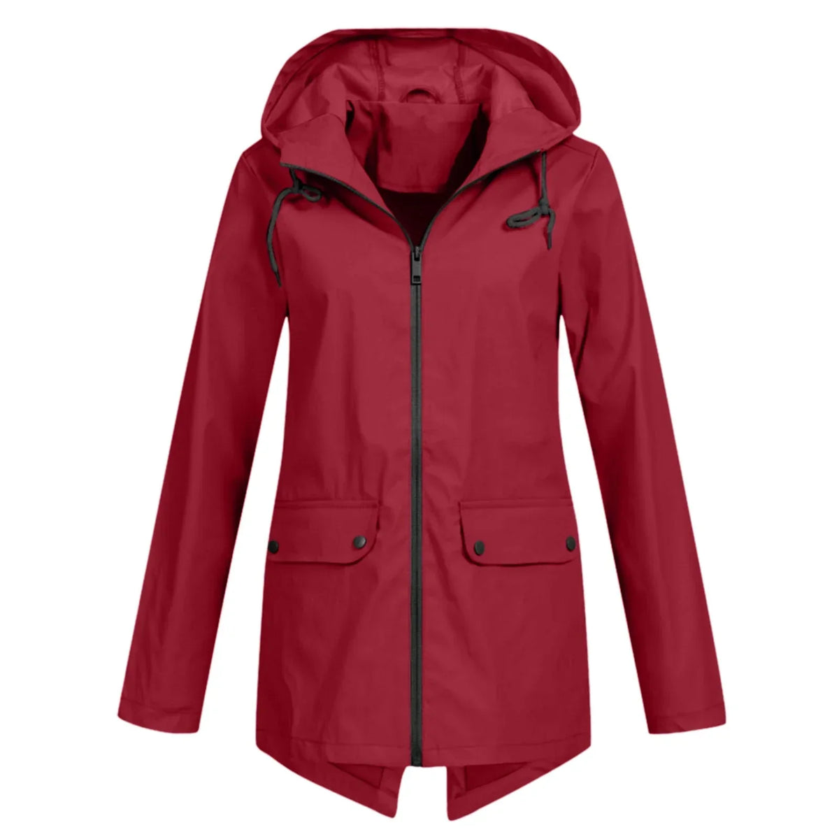 Jolenne – Dames Regenjas Waterdicht Met Verstelbare Capuchon en Elegante Look