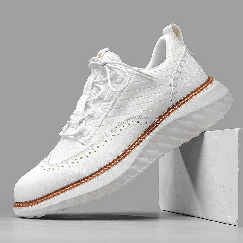 Heren Sneakers van Leer – Lichtgewicht, Ademend & Comfortabel Voetbed