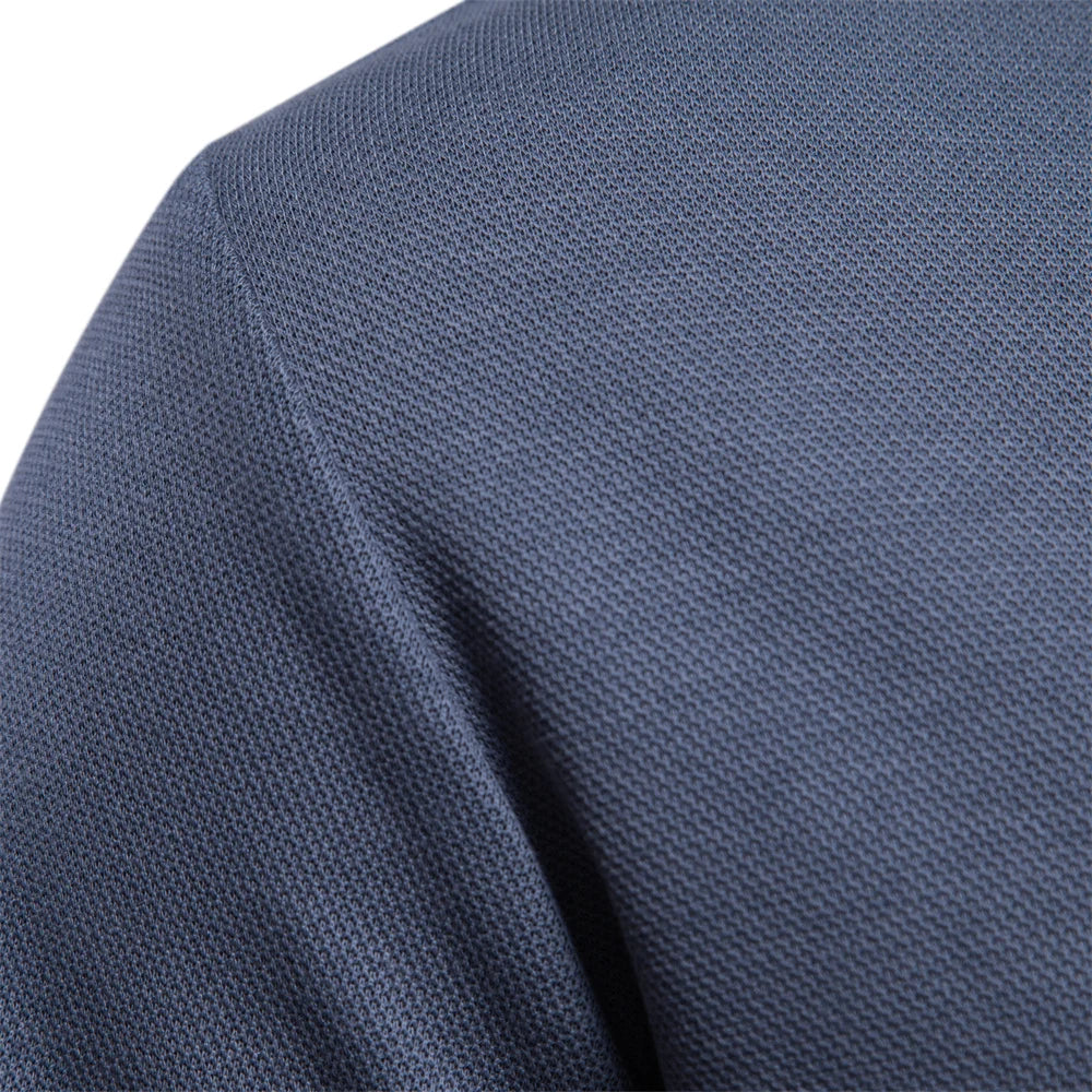 Heren Polo Shirt Lange Mouw Casual Poloshirt Heren Slim Fit