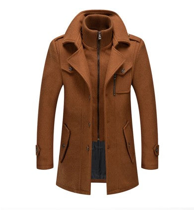 Thorne – Heren Winterjas Lang Met Luxe Afwerking en Tijdloze Uitstraling