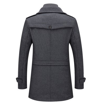 Thorne – Heren Winterjas Lang Met Luxe Afwerking en Tijdloze Uitstraling
